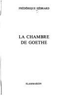 Cover of: chambre de Goethe