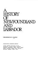 Cover of: A history of Newfoundland and Labrador