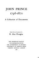 Cover of: John Prince, 1796-1870: a collection of documents