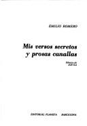 Cover of: Mis versos secretos y prosas canallas