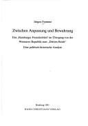 Zwischen Anpassung und Bewahrung by Jürgen Fromme