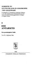 Cover of: Die Antarktis: eine geostrategische Studie