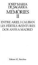 Cover of: Memòries by Josep Maria de Sagarra