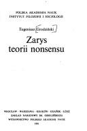 Cover of: Zarys teorii nonsensu by Eugeniusz Grodziński