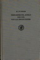 Cover of: Überlieferung, Aufbau und Stil von Gai Institutiones by H. L. W. Nelson