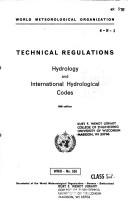 Cover of: Technical regulations by World Meteorological Organization.