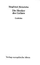 Cover of: Die Henker des Lichtes: Gedichte