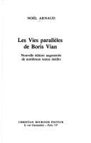 Cover of: Les vies parallèles de Boris Vian