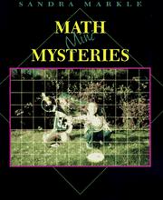 Cover of: Math mini-mysteries by Sandra Markle