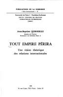 Cover of: Tout empire périra by Duroselle, Jean Baptiste, Duroselle, Jean Baptiste