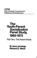 Cover of: Youth-parent socialization panel study, 1965-1973