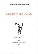 Cover of: Elogios y denuestos by José Manuel Cabra de Luna