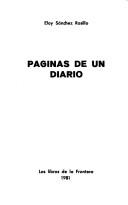 Cover of: Páginas de un diario