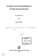 Cover of: Untersuchungen zur R-Realisation im Ruhrgebiet: Analyse einer diatopisch-diastratischen Variation und ihrer Bewertung