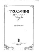 Cover of: Trucanini by Vivienne Rae-Ellis