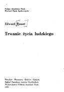 Cover of: Trwanie życia ludzkiego