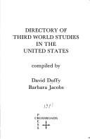 Cover of: Directory of Third World studies in the United States