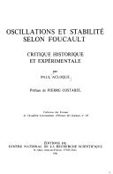 Oscillations et stabilité selon Foucault by Paul Acloque