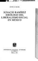 Cover of: Ignacio Ramírez, ideólogo del liberalismo social en México