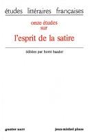 Cover of: Onze études sur l'esprit de la satire