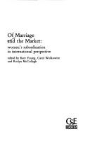 Cover of: Of marriage and the market | 