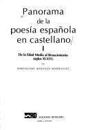 Panorama de la poesía española en castellano