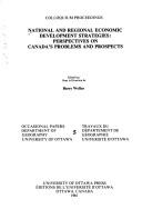 Cover of: National and regional economic development strategies by National and Regional Economic Development Strategies (1980 University of Ottawa)