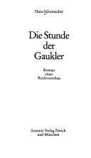 Cover of: Stunde der Gaukler: Roman einer Rückvorschau