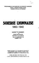 Cover of: Soierie lyonnaise by Henriette Pommier