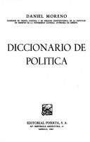 Cover of: Diccionario de política