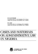 Cases and materials on administrative law in Nigeria by B. O. Iluyomade
