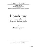 Cover of: L' Angleterre, 1945-1980, le temps des incertitudes