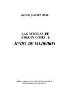Cover of: Las novelas de Joaquín Costa by Agustín Sánchez Vidal
