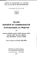 Cover of: Islam, société et communauté by par Catherine Baroin ... [et al.] ; sous la direction de Ernest Gellner.