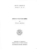 Cover of: Aspects of Tok Pisin grammar | Ellen B. Woolford