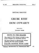 Cover of: Grube ryby ; Dom otwarty