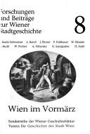 Cover of: Wien im Vormärz by R. Banik-Schweitzer ... [et al.].