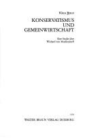 Cover of: Konservatismus und Gemeinwirtschaft by Braun, Klaus., Braun, Klaus.