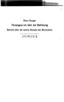 Cover of: Nicaragua im Jahr der Befreiung: Bericht über d. ersten Monate d. Revolution