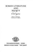 Cover of: Roman literature and society