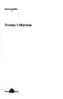 Cover of: Trotsky's Marxism