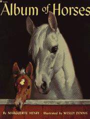 Album of horses by Marguerite Henry, Wesley Dennis