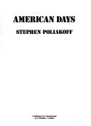 Cover of: American days