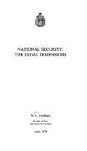 National security by Friedland, Martin L.