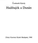 Cover of: Hadihajók a Dunán