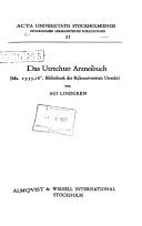 Cover of: Das Utrechter Arzneibuch by Agi Lindgren, Agi Lindgren