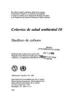 Cover of: Carbon disulfide. by WHO Task Group on Environmental Health Criteria for Carbon Disulfide (1977 Prague, Czechoslovakia)