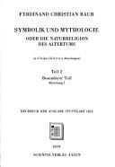 Cover of: Symbolik und Mythologie : oder, Die Naturreligion des Altertums: in 2 Teilen