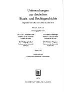 Cover of: Oberhof und neuzeitlicher Territorialstaat: dargestellt am Beispiel der drei rheinischen geistlichen Kurfürstentümer