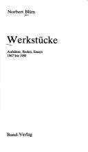 Cover of: Werkstücke: Aufsätze, Reden, Essays 1967-1980